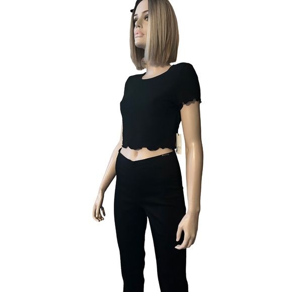 Jeanne Beker Bekky Jegging Skinny Jeans Pants Black with FREE Crop Top Add On - Picture 11 of 16